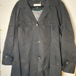 Calvin Klein Women's Dark Gray Trench Coat